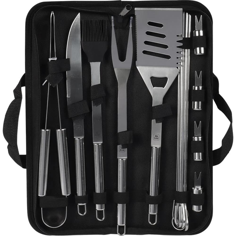 Faca Kit Churrasco Inox 16Pcs Bel - imagem 4