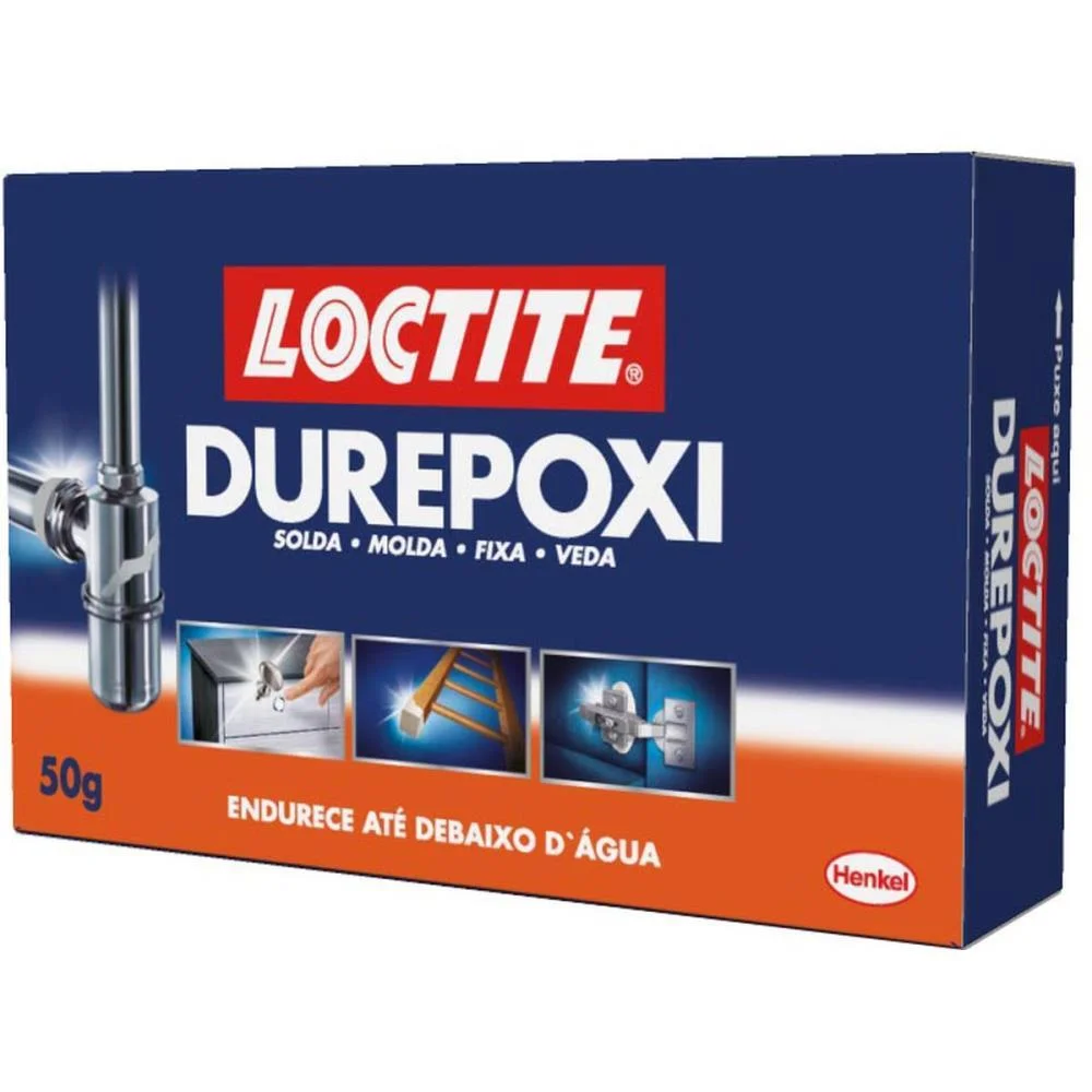 Cola De Alta Resistencia Durepoxi 50G Loctite Henkel (Cx.c/12) - imagem 4