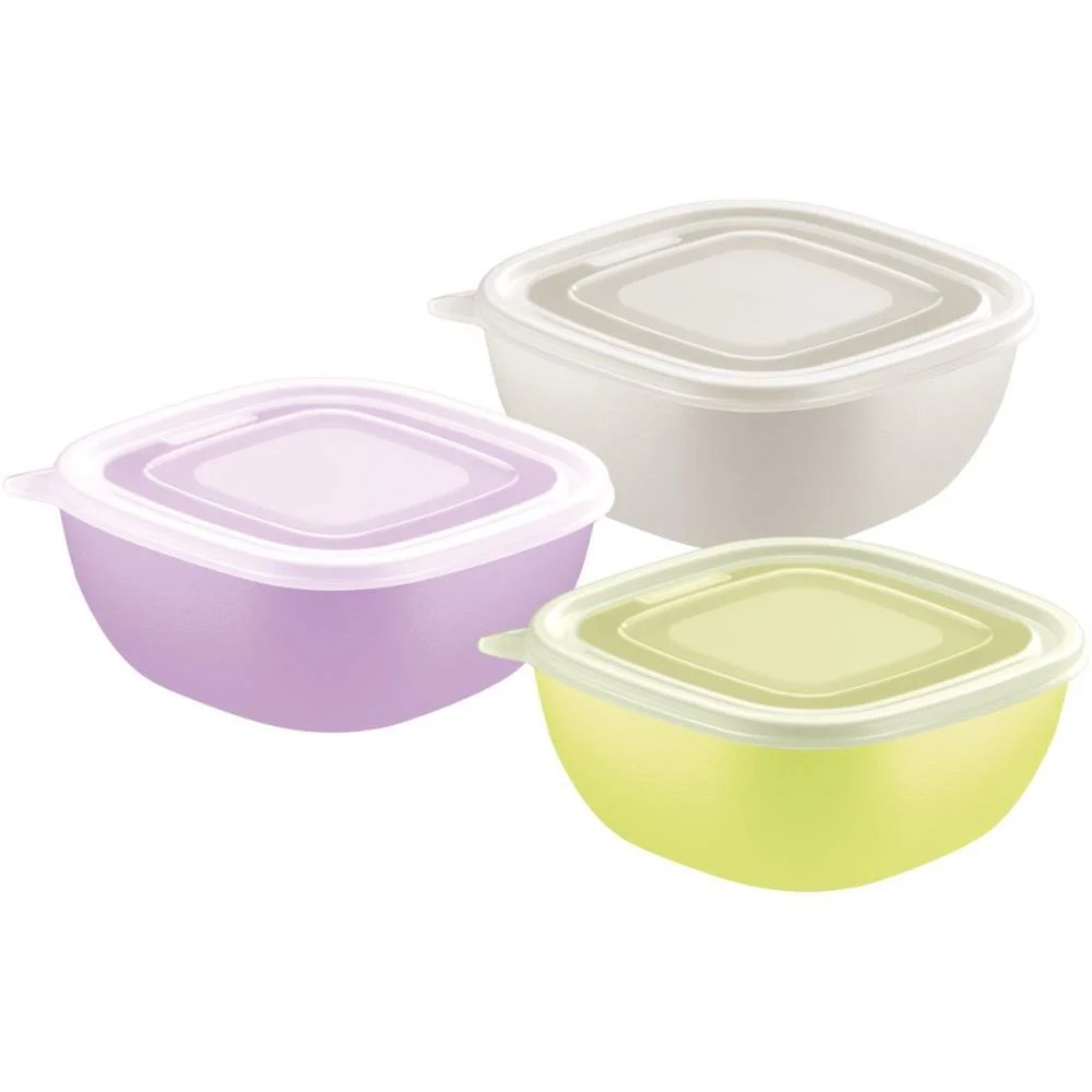 Pote Plastico Mix Color 600Ml C/Tampa Transp Tramontina (Unidade) - imagem 3