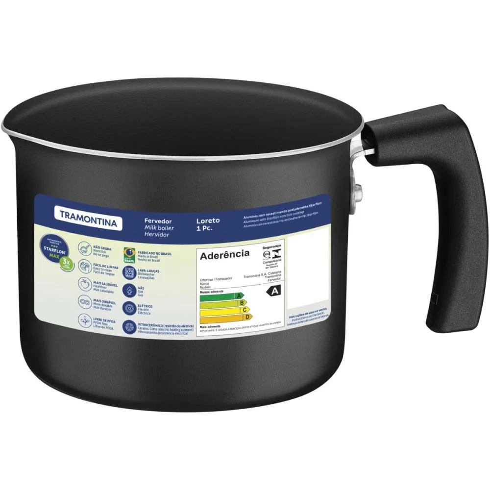 Panela Fervedor Loreto 12Cm 1,1L Graf Tramontina (Unidade) - imagem 4