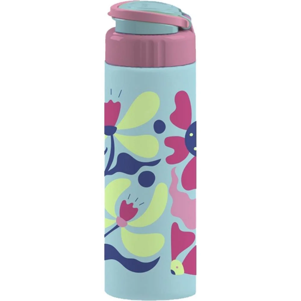 Garrafa Plastica Roma 700Ml Decorada Azul Tiba (Unidade) - imagem 3