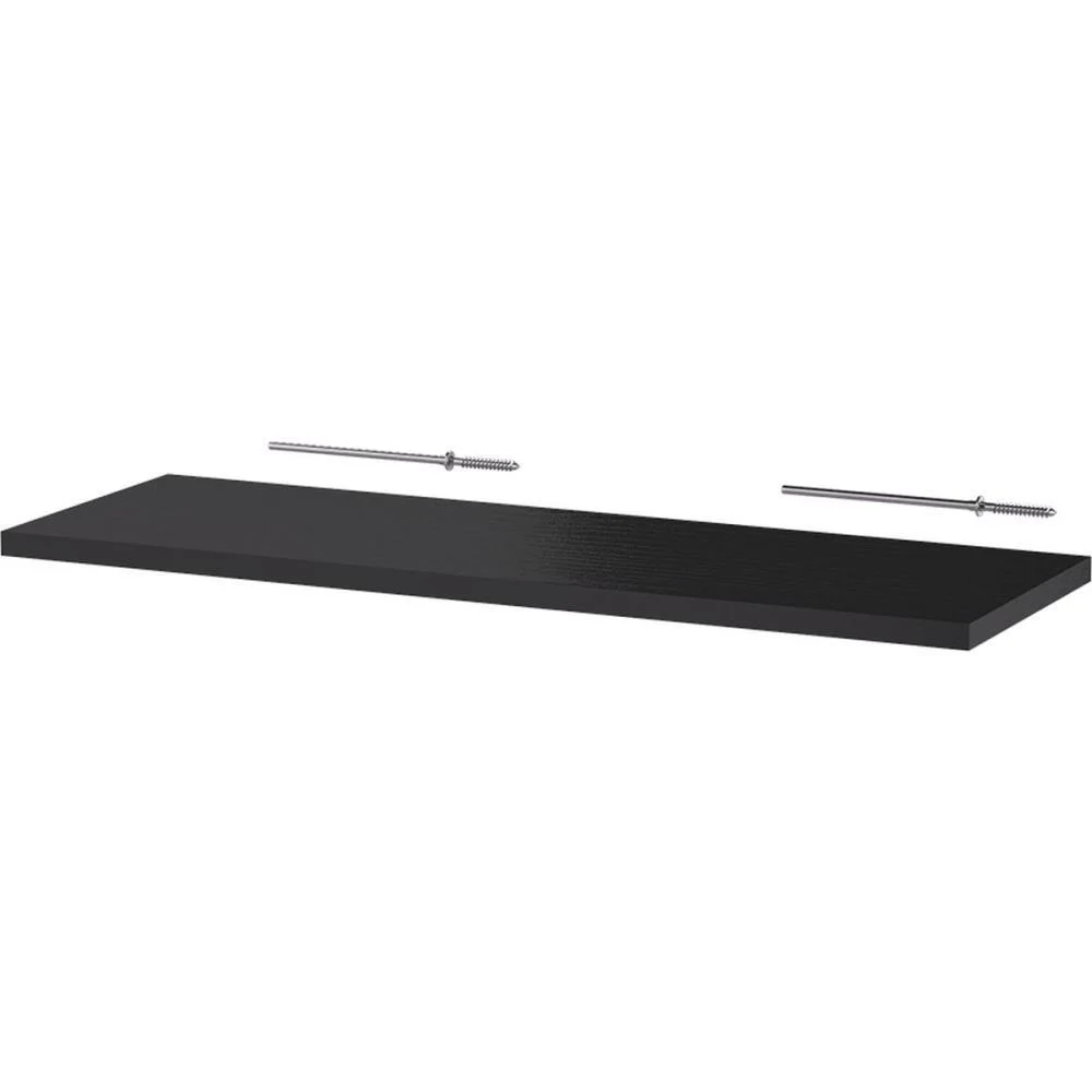 Prateleira Mdp 60X20X1,5Cm Preto Souza - imagem 2