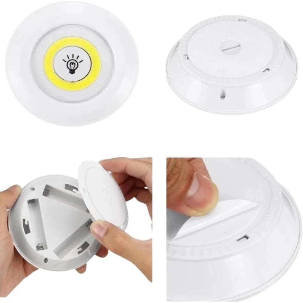 Luminaria Led Kit C/3Luminarias Led S/Fio Flex (Unidade) - imagem 3