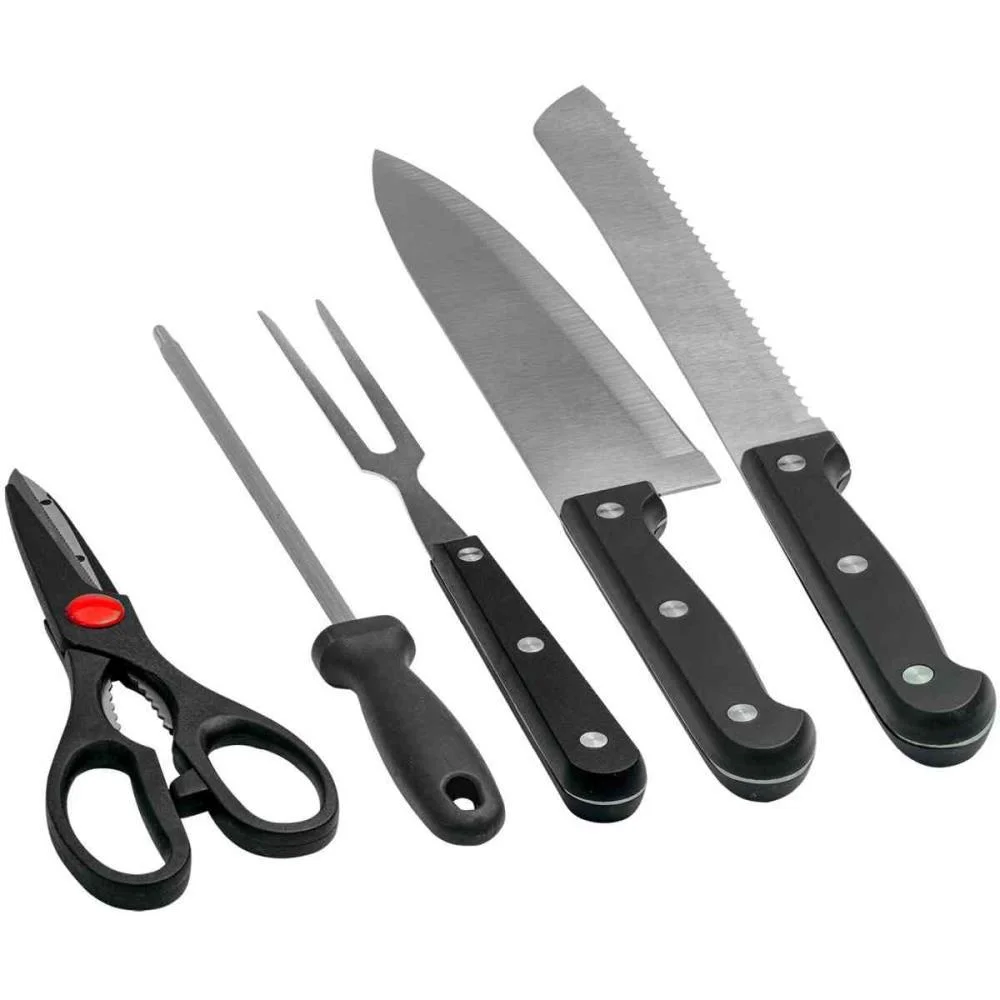 Faca Kit Churrasco 5 Pcs Santana Centro - imagem 3