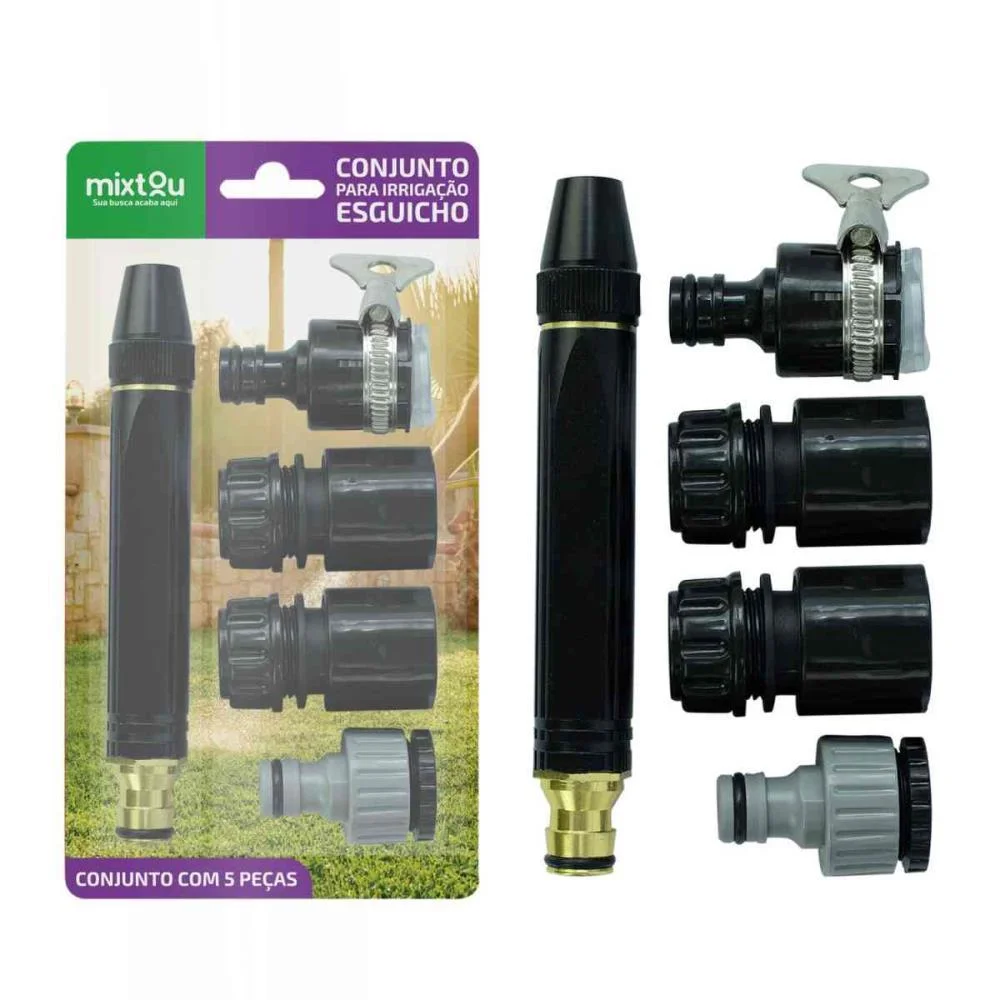 Utensilio Domestico Pulverizador De Mangueira 5Pcs Santana Centro (Kit) - imagem 2