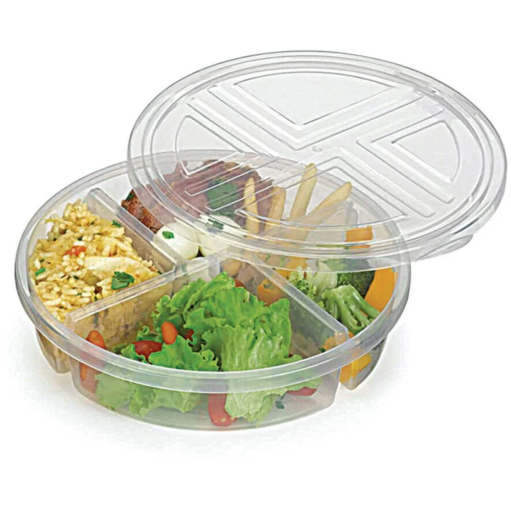 Pote Plastico Premier C/4 Divisorias 1,1L Nitron (Unidade) - imagem 2