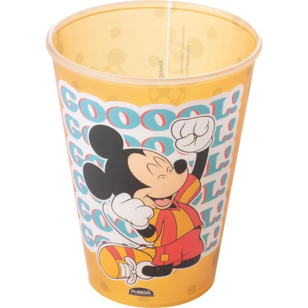 Copo Decorado Disney Futebol 280Ml (S) Plasutil (Unidade) - imagem 4