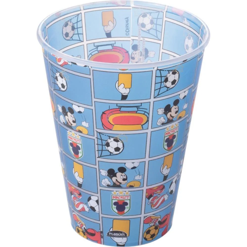 Copo Decorado Disney Futebol 280Ml (S) Plasutil (Unidade) - imagem 5