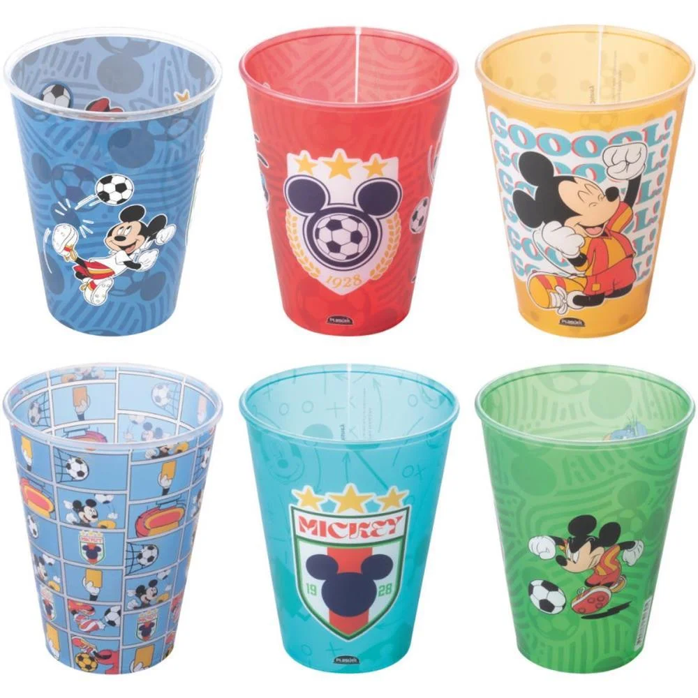 Copo Decorado Disney Futebol 280Ml (S) Plasutil (Unidade) - imagem 8