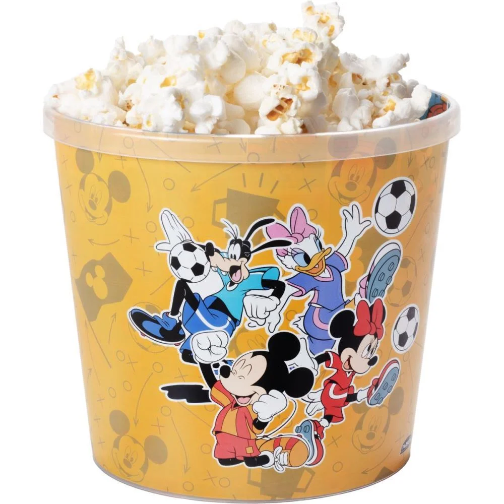 Balde Para Pipoca Disney Futebol 2,1L Plasutil (Unidade) - imagem 3
