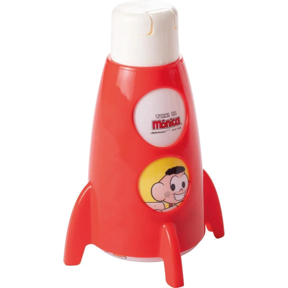 Garrafa Plastica Turma Da Monica Foguete 320Ml Plasutil (Unidade) - imagem 5
