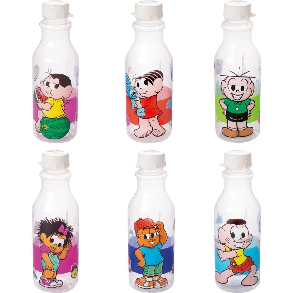 Garrafa Plastica Turma Da Monica Retro 500Ml (S Plasutil (Unidade) - imagem 2