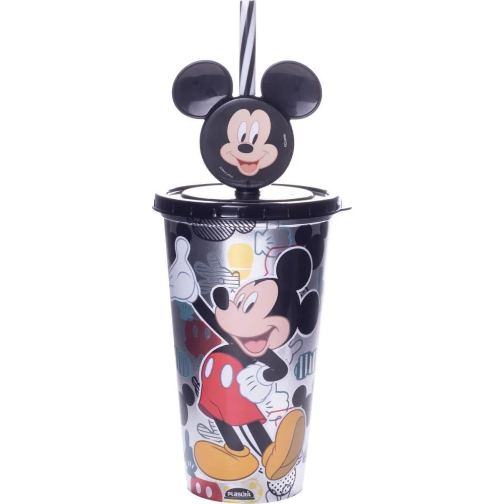 Copo Decorado Mickey Metalizado Auto-Relevo Plasutil (Unidade) - imagem 2