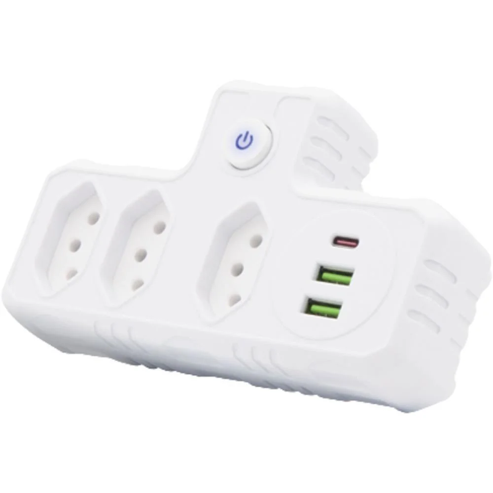 Adaptador Para Tomada Multifuncional Universal Bivol Flex (Unidade) - imagem 2
