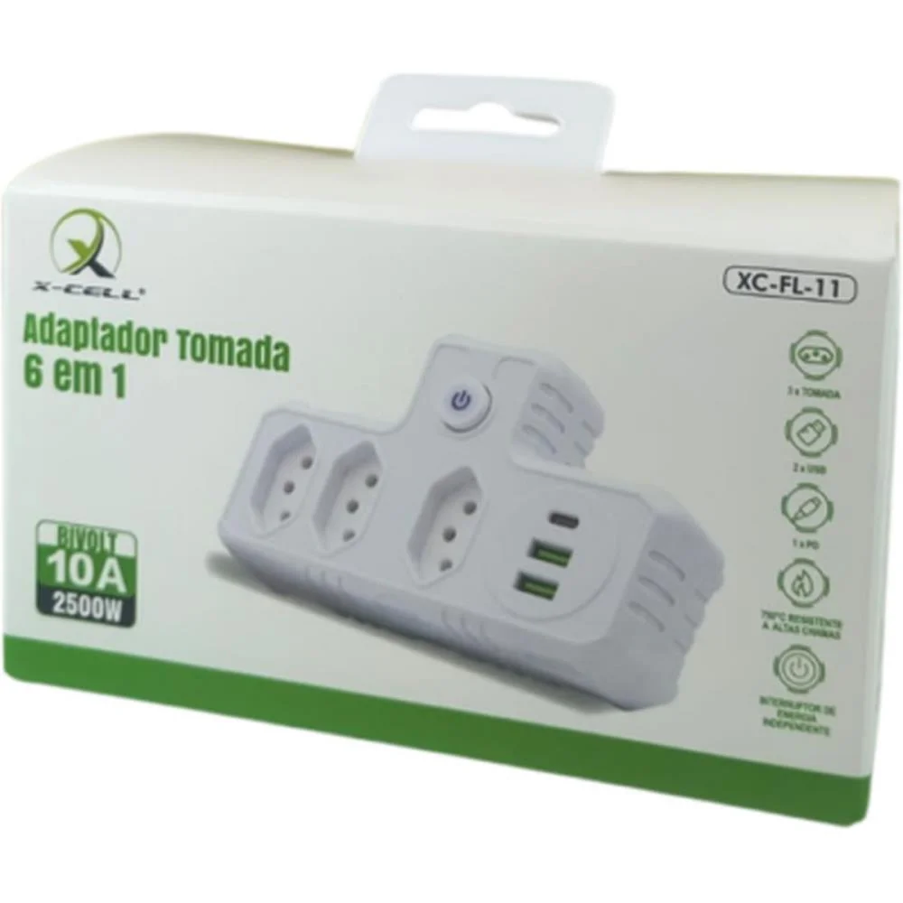Adaptador Para Tomada Multifuncional Universal Bivol Flex (Unidade) - imagem 4