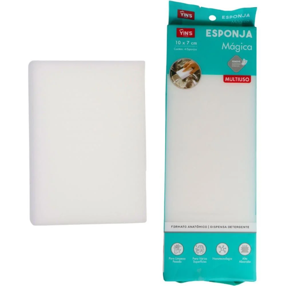 Esponja Para Limpeza Esponja Magica C/4 Tt Brasil (Kit) - imagem 5