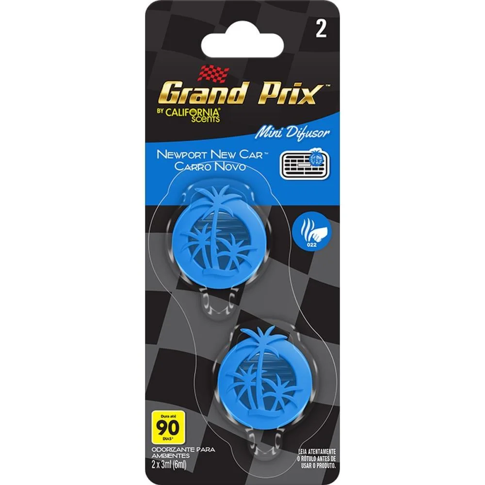 Odorizador Para Carro Mini Difusor Carro Novo 6Ml Rayovac (Bl.c/02) - imagem 2