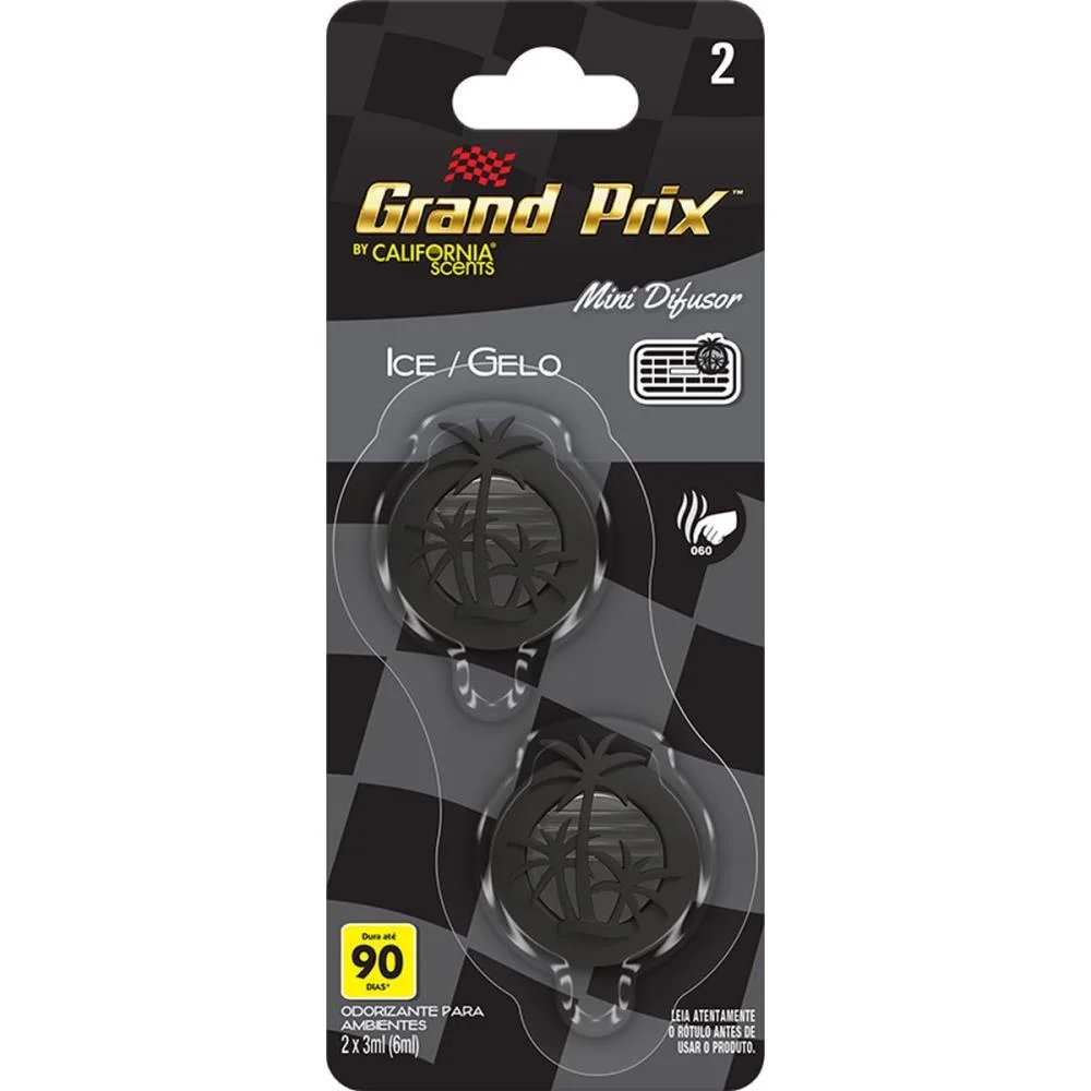 Odorizador Para Carro Mini Difusor Ice 6Ml Rayovac (Bl.c/02) - imagem 4