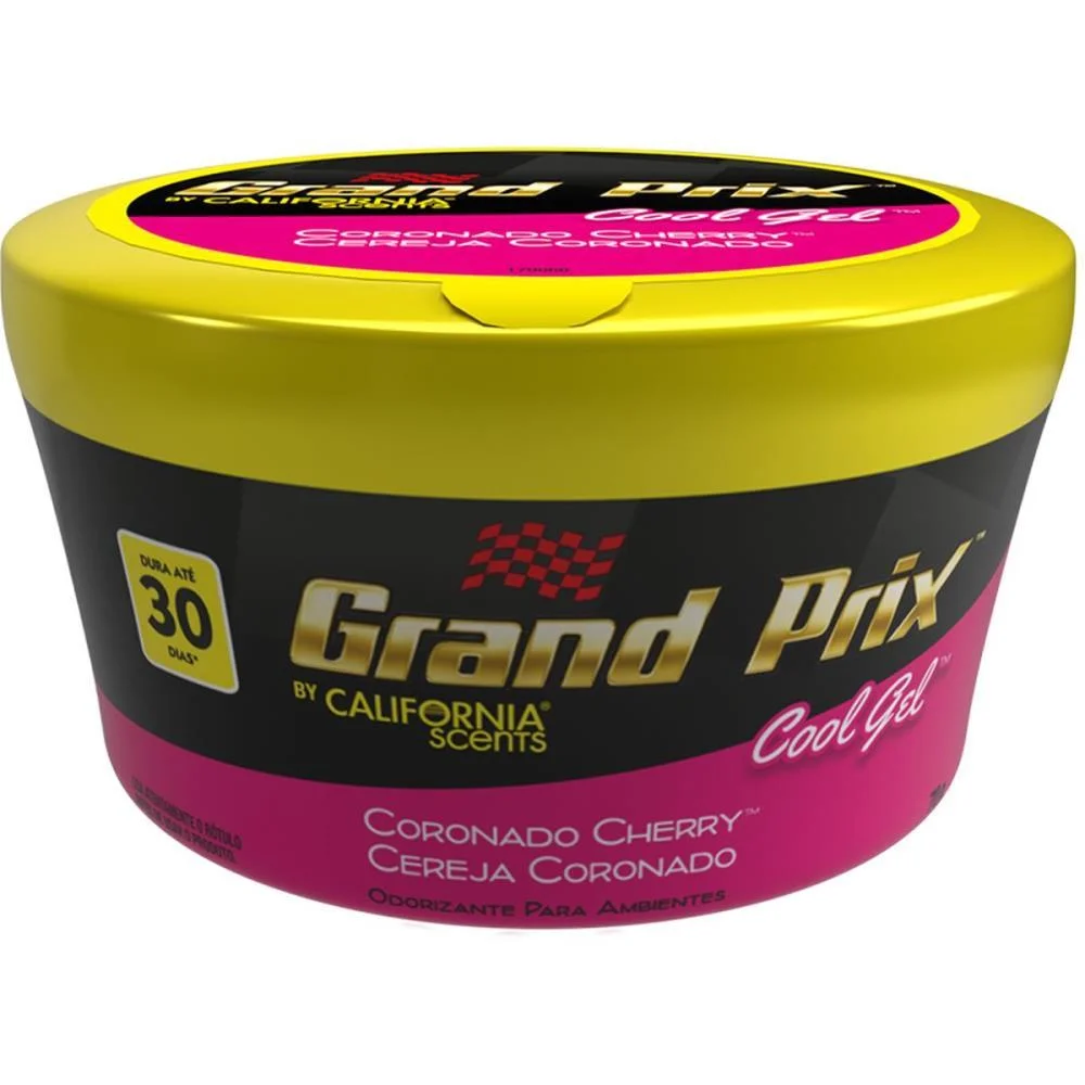 Odorizador Para Carro Grand Prix Cool Gel Cereja Rayovac (Unidade) - imagem 4
