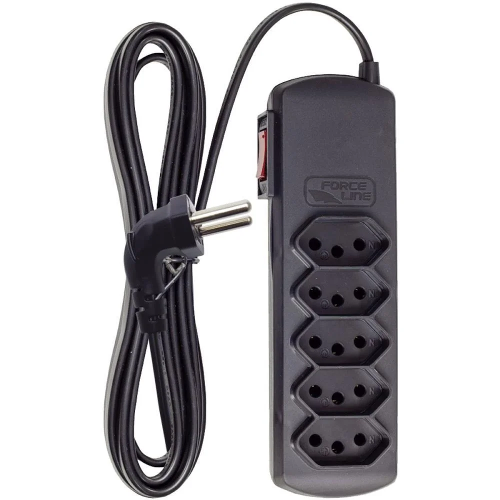 Filtro De Linha 5 Tomadas Slim Plug 90° Biv. P Force Line (Unidade) - imagem 5