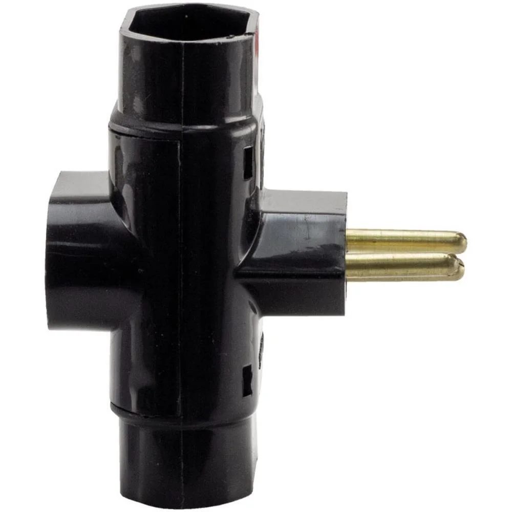 Adaptador Para Tomada Benjamim Tripolar Normatizado Force Line (Unidade) - imagem 4