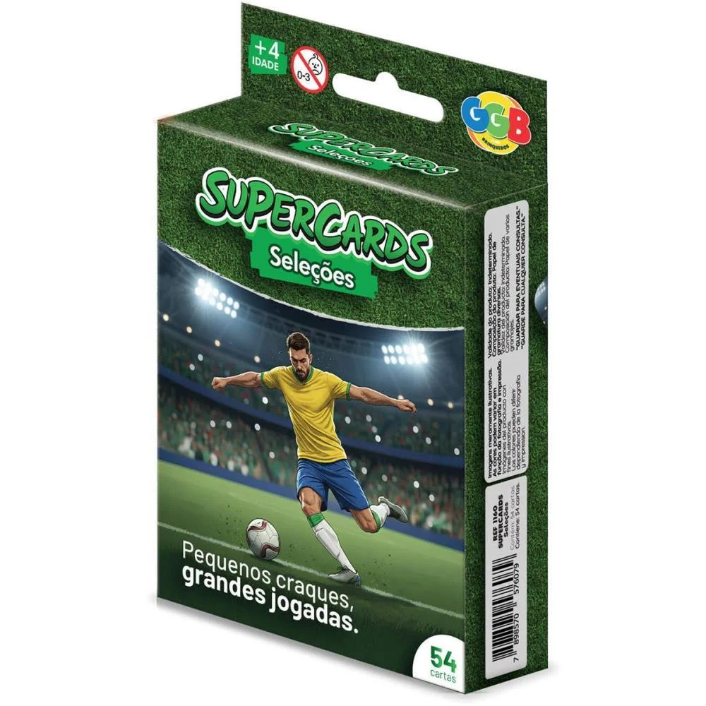 Copa Do Mundo Super Cards Selecao Futebol (S Ggb Plast (Unidade) - imagem 2
