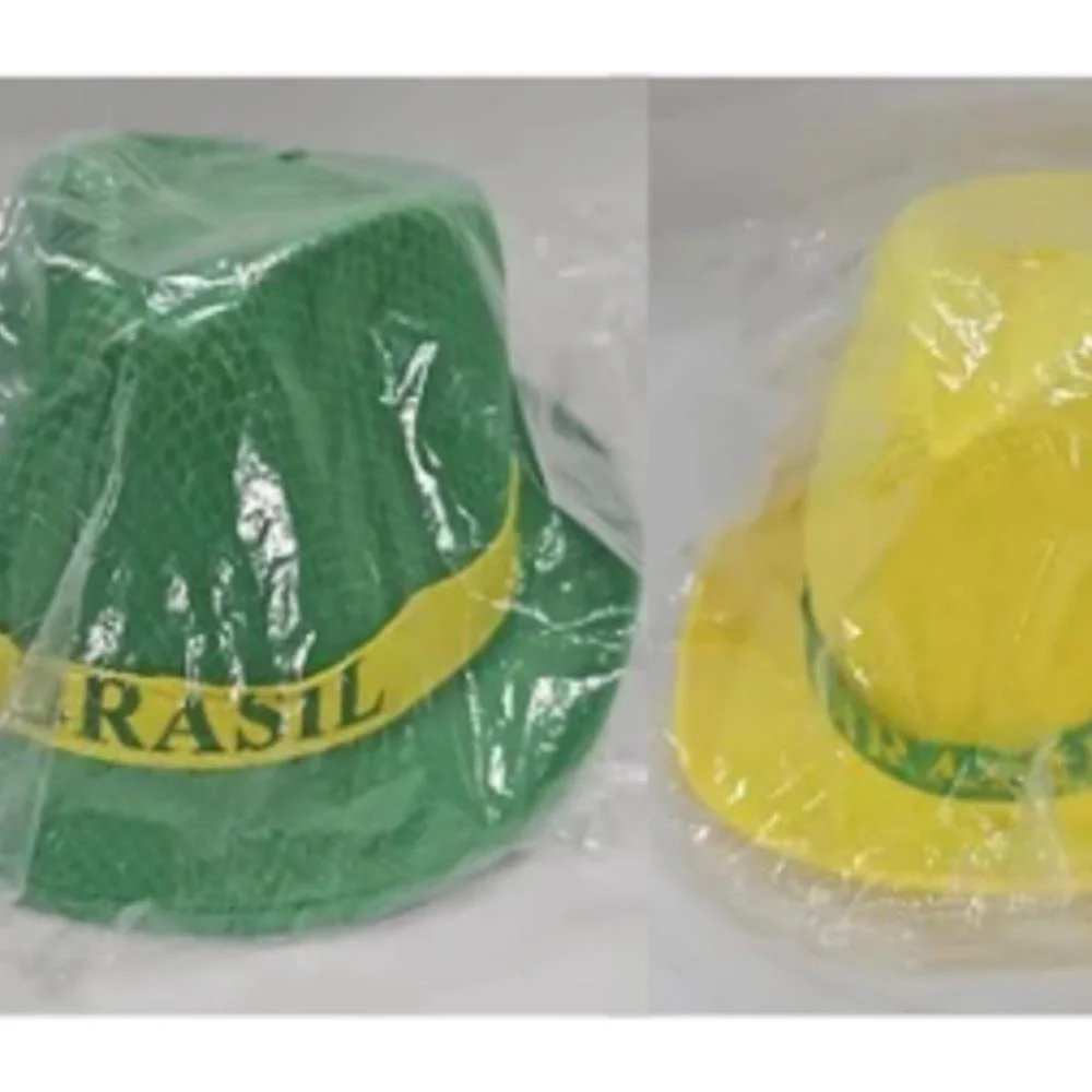 Copa Do Mundo Chapeu Malandrinho Brasil (S) Nyr Festas (Pct.c/06) - imagem 3