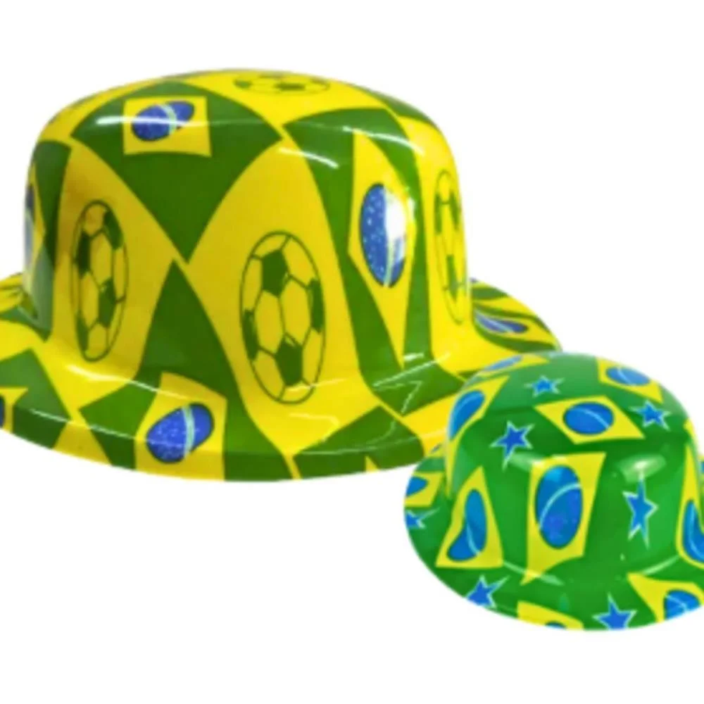 Copa Do Mundo Chapeu Coquinho Brasil Plast(S Nyr Festas (Pct.c/12) - imagem 2