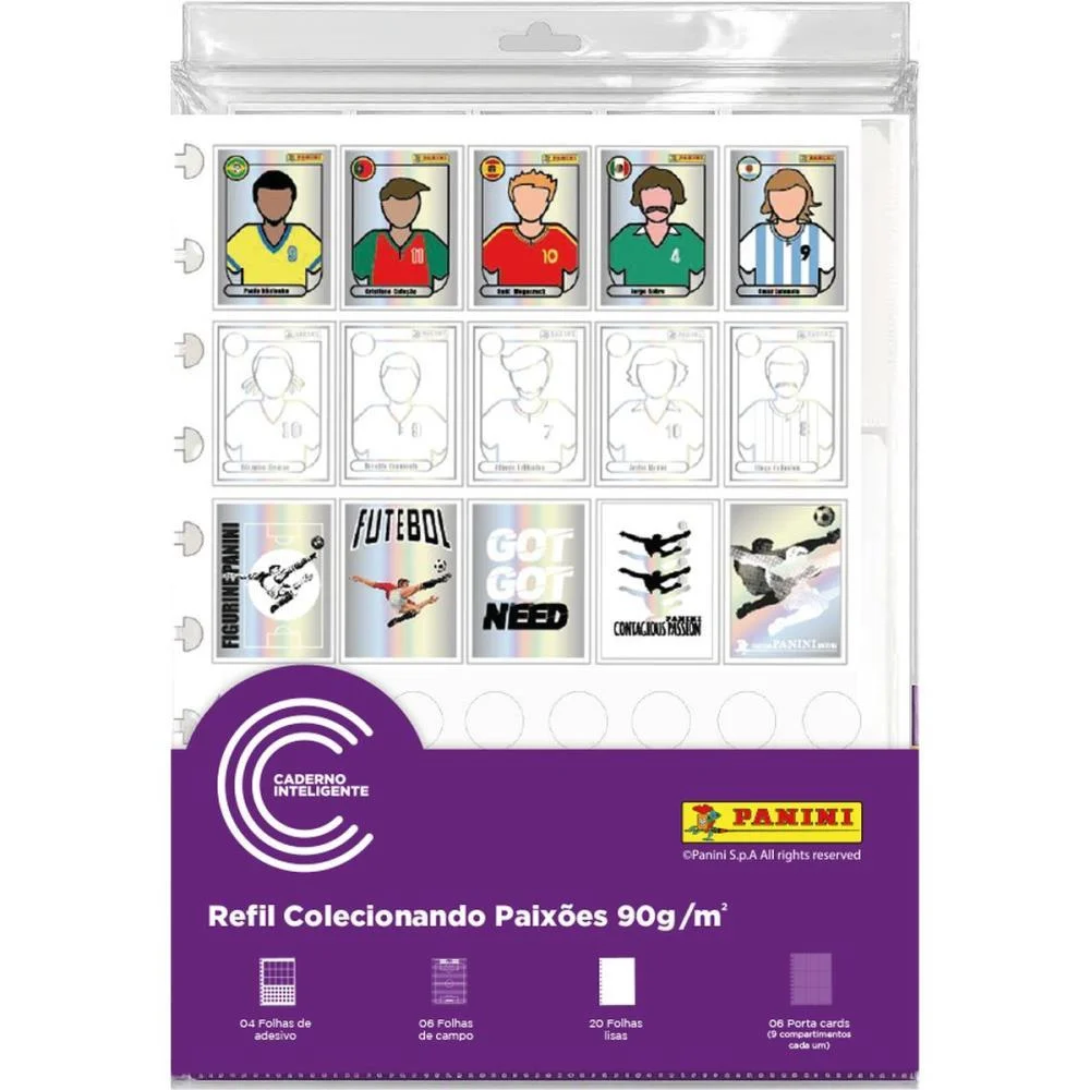 Copa Do Mundo Refil Cad.inteligente By Panin Caderno Inteligente (Pacote) - imagem 2
