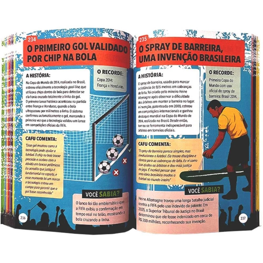 Copa Do Mundo Livro 365 Recordes Do Futebol Magic Kids (Unidade) - imagem 6