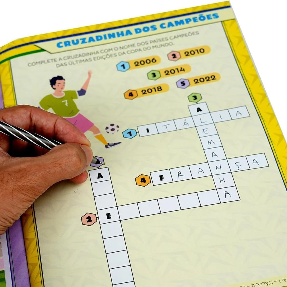 Copa Do Mundo Livro Futebol Ativid./Adesivos Magic Kids (Unidade) - imagem 3