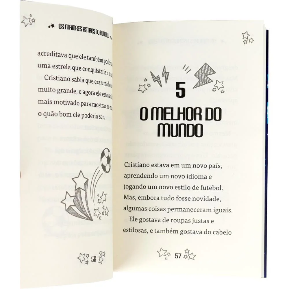 Copa Do Mundo Livro Astros Cristiano Ronaldo Magic Kids (Unidade) - imagem 4