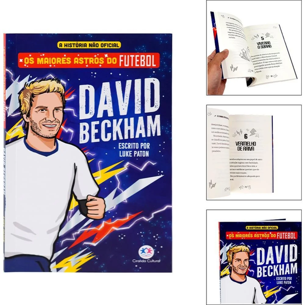 Copa Do Mundo Livro Astros David Beckham127P Magic Kids (Unidade) - imagem 6