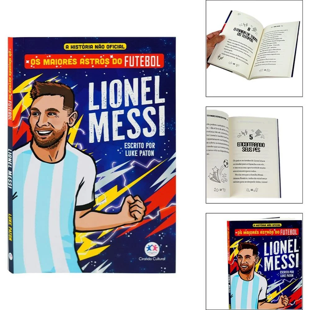 Copa Do Mundo Livro Astros Lionel Messi Magic Kids (Unidade) - imagem 6