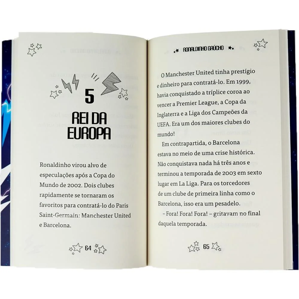 Copa Do Mundo Livro Astros Ronaldinho Gaucho Magic Kids (Unidade) - imagem 5