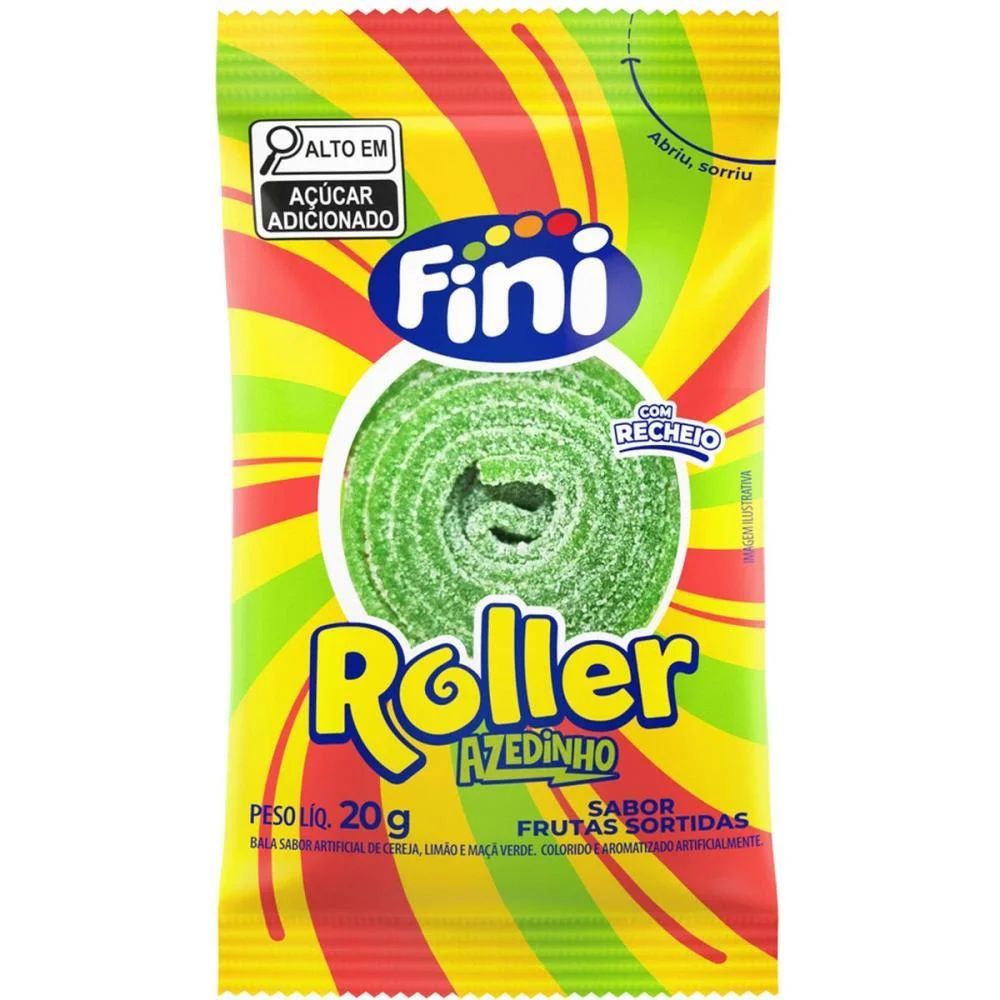Doce Tiras Roller Frutas Citricas20 Fini (Dp.c/12) - imagem 2
