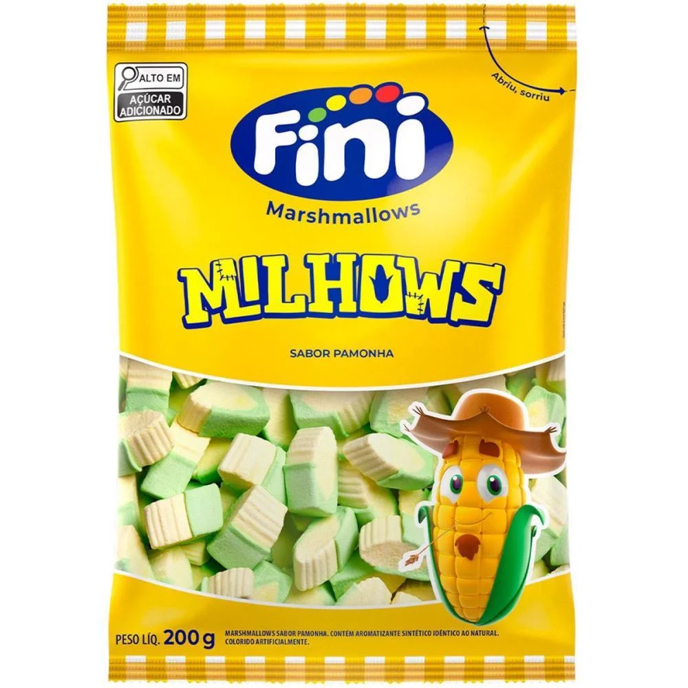 Doce Marshmallow Milhows 250G Fini (Unidade) - imagem 2