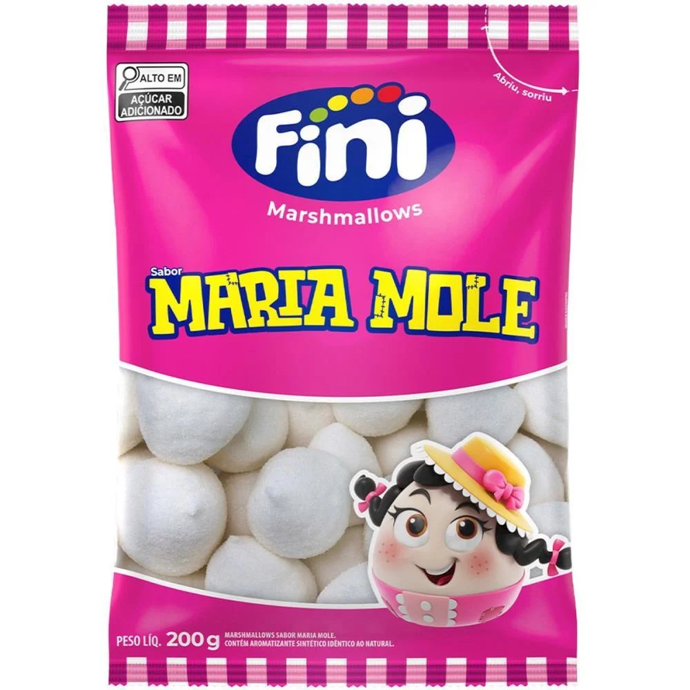 Doce Marshmallow Maria Mole 200G Fini (Unidade) - imagem 3
