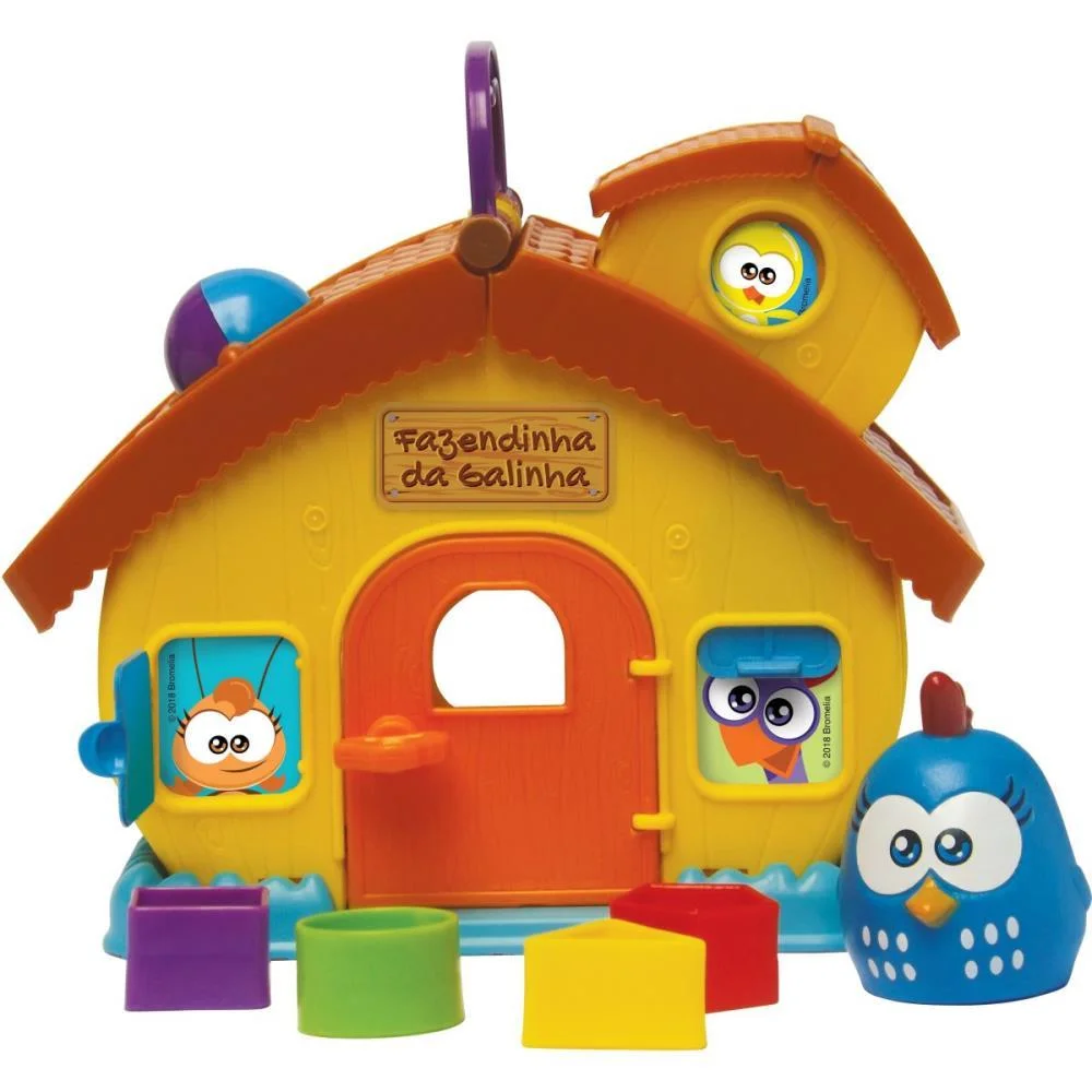 Brinquedo Educativo Galinha Pintadinha Fazendinha Elka (Unidade) - imagem 5