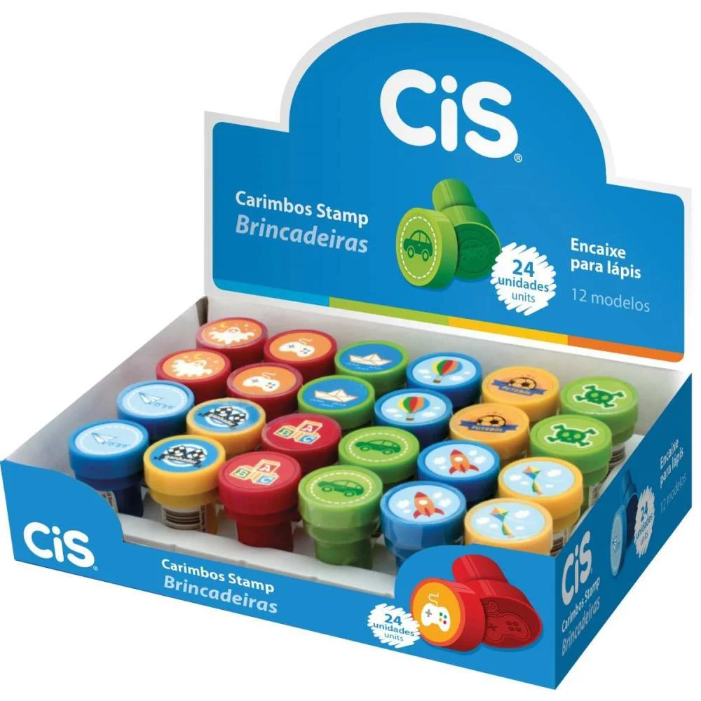 Carimbo Pedagogico Cis Stamp Linha Brincadeiras Sertic C/ 24 Unidades - imagem 4