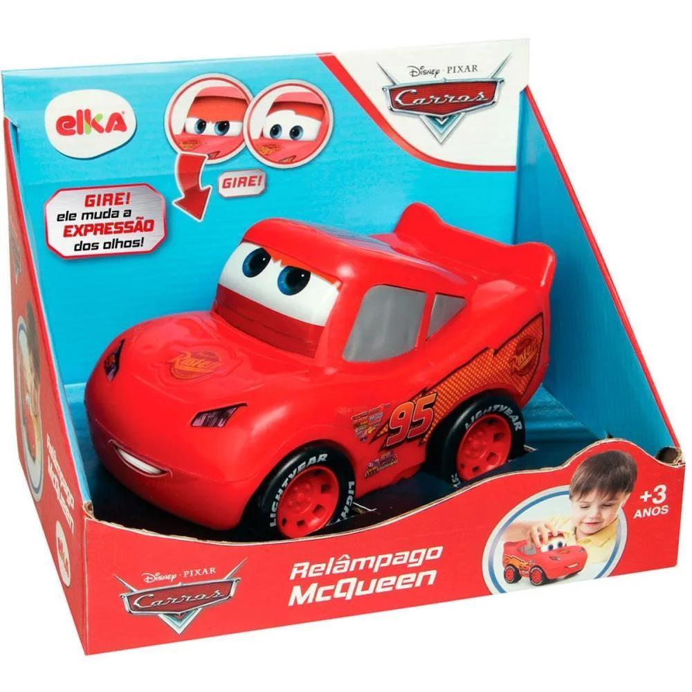Boneco E Personagem Relampago Mcqueen Elka (Unidade) - imagem 4