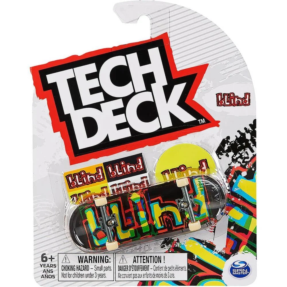 Skate De Dedo Tech Deck 96Mm C/Adesivo Sunny (Unidade) - imagem 6