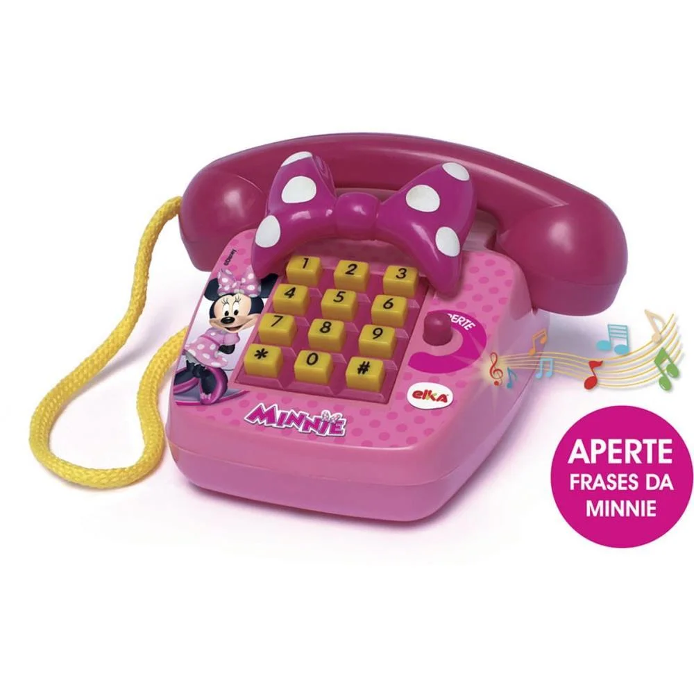 Brinquedo Educativo Minnie Foninho Sonoro Elka (Unidade) - imagem 3