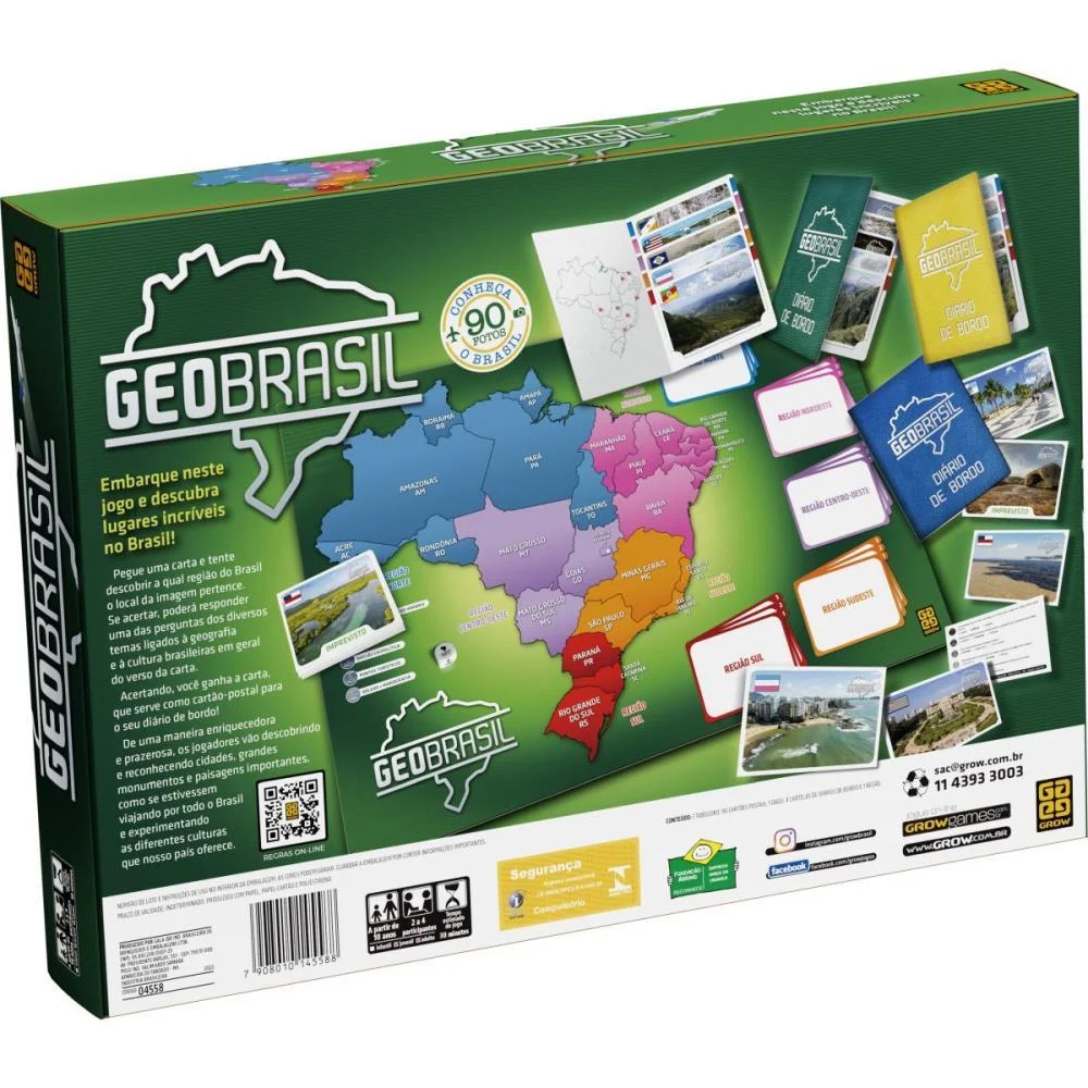 Jogo Educativo Geobrasil Grow (Unidade) - imagem 5