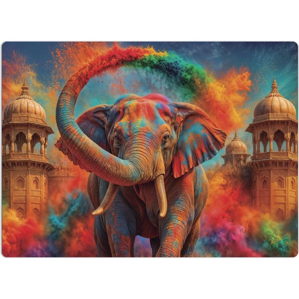 Quebra-Cabeca Cartonado Elefante 500 Pcs Toyster (Unidade) - imagem 3