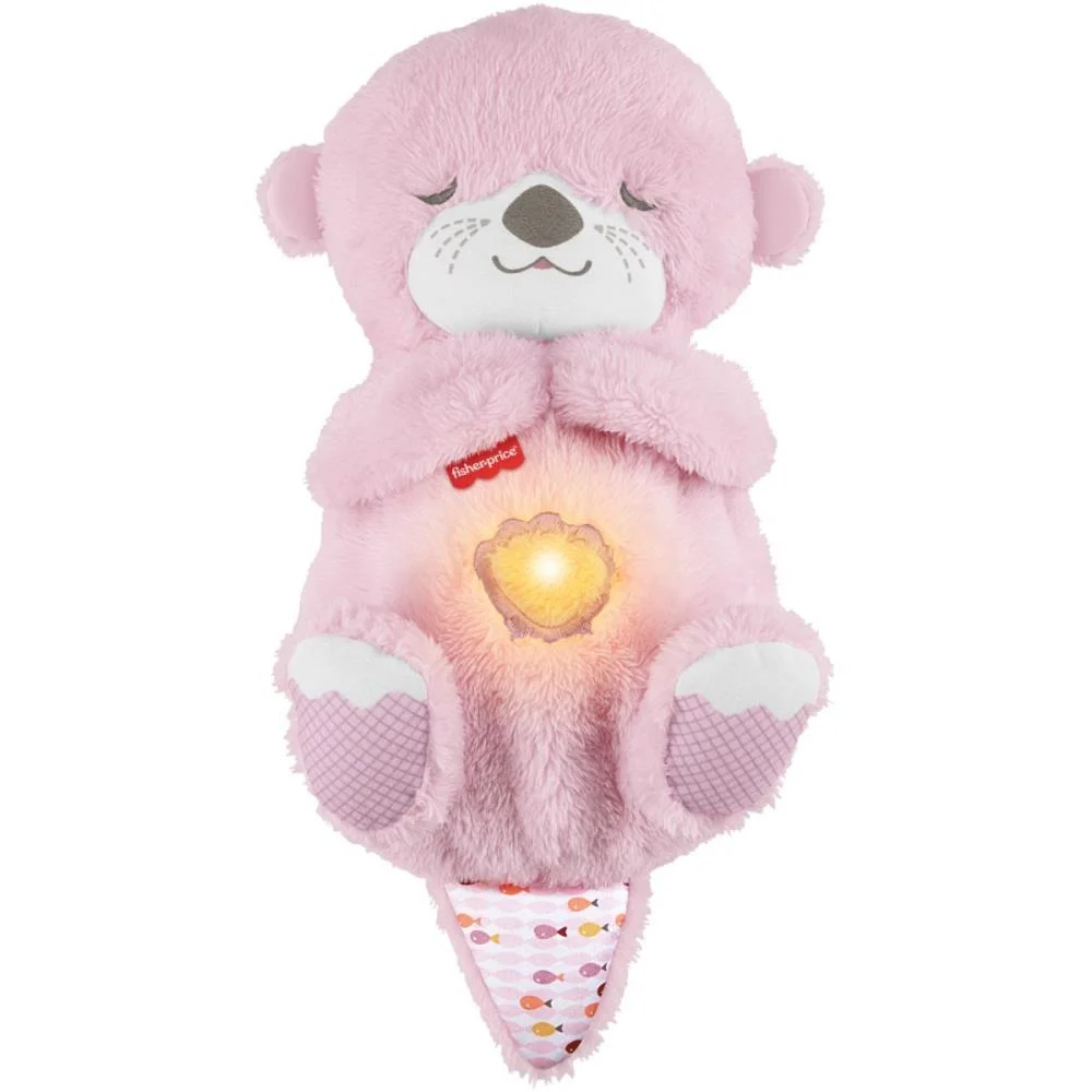 Fisher-Price Newborn Toys Lontra Hora De Dormir Rosa Mattel (Unidade)