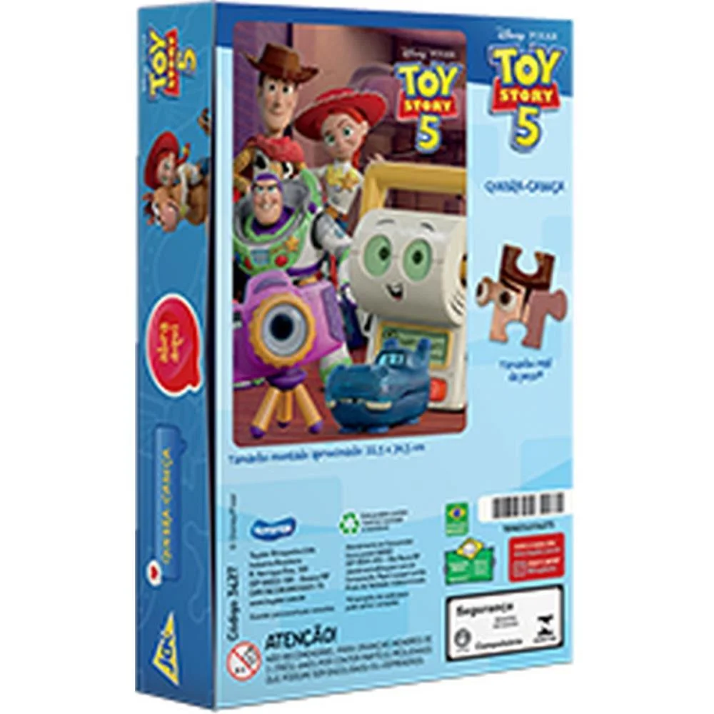 Quebra-Cabeca Cartonado Toy Story 5 100Pcs Toyster (Unidade) - imagem 4