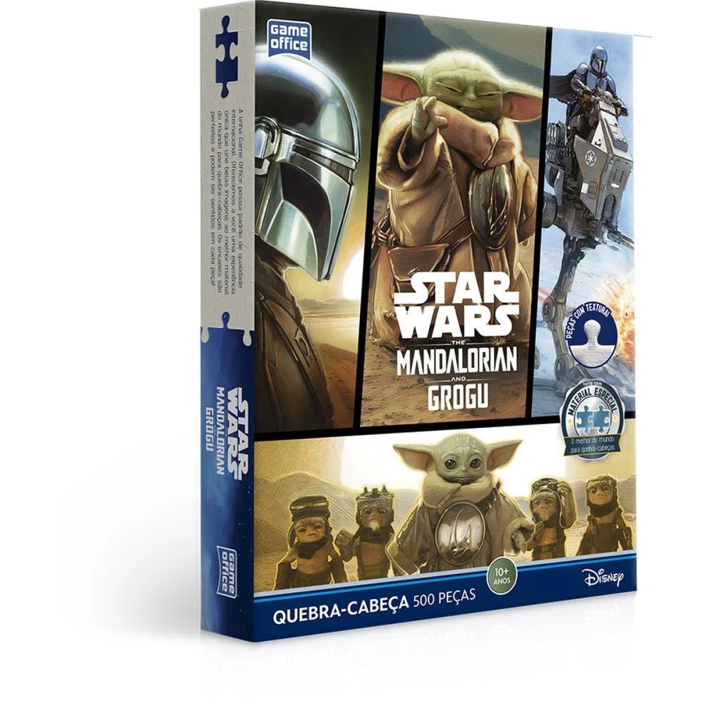 Quebra-Cabeca Cartonado The Mandalorian And Grogu 500P Toyster (Unidade) - imagem 3