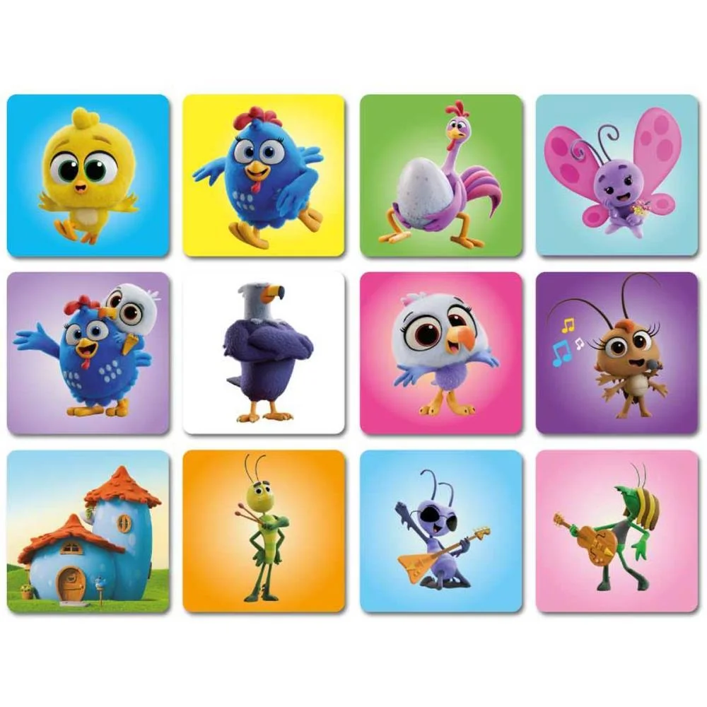 Jogo Da Memoria Galinha Pintadinha 24Pcs Elka (Unidade) - imagem 3