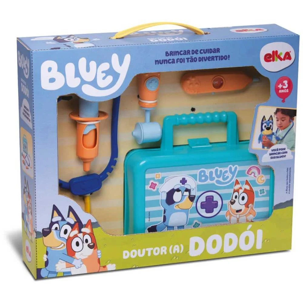 Brincando De Profissoes Bluey Dr. Dodoi Elka (Unidade) - imagem 4